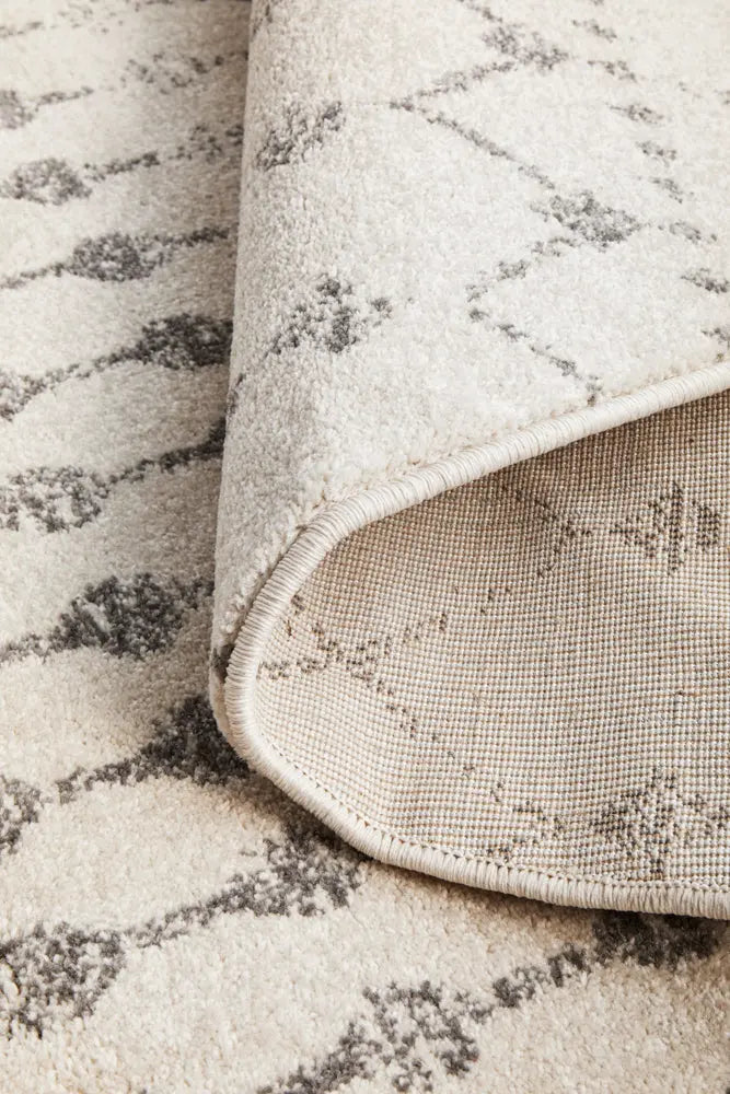 Cairns Elsa Silver Round Rug RUG CULTURE