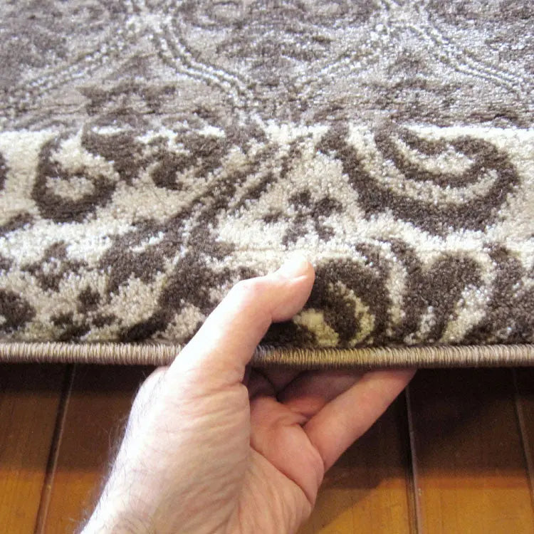 Chali Collection 0583 Brown Hallway Runner Saray Rugs