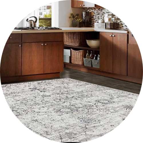 Classic Charm 623 Cream Distressed Turkish Rug Saray Rugs