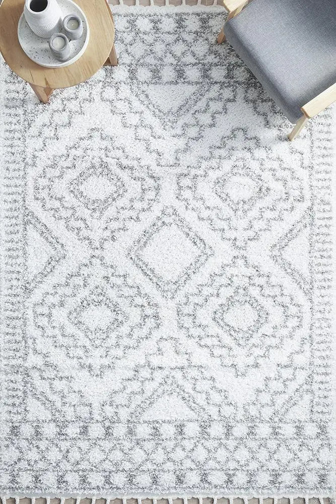 Cyrus Fez White Rug RUG CULTURE