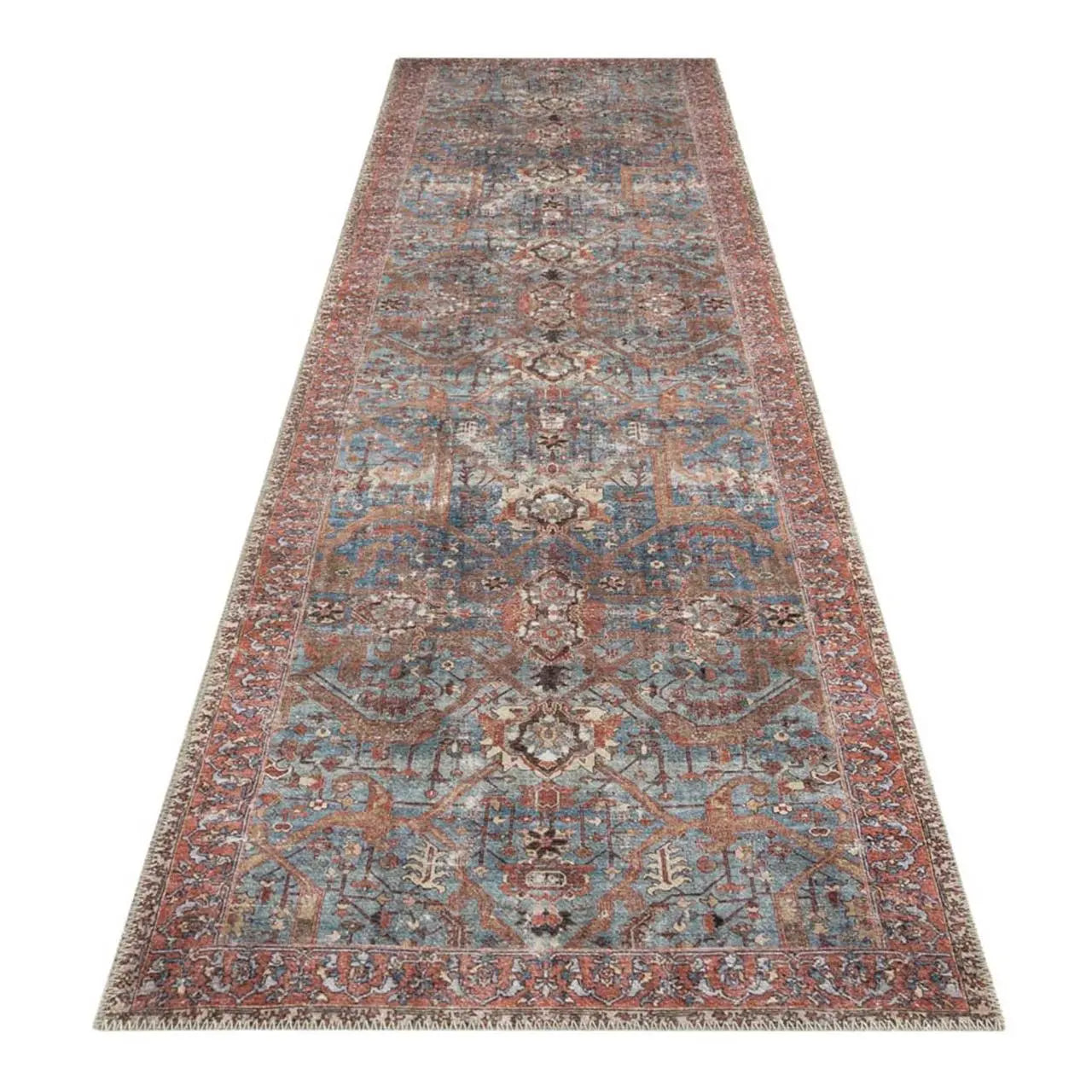 Devosion Vintage 677 Multi Hallway Runner Saray Rugs