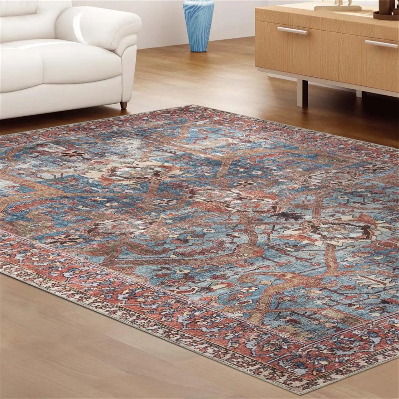 Devosion Vintage 677 Multi Hallway Runner Saray Rugs