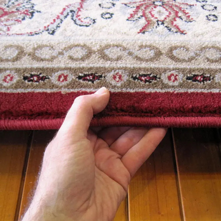 Diamond Collection 6267 Red Hallway Runner Saray Rugs