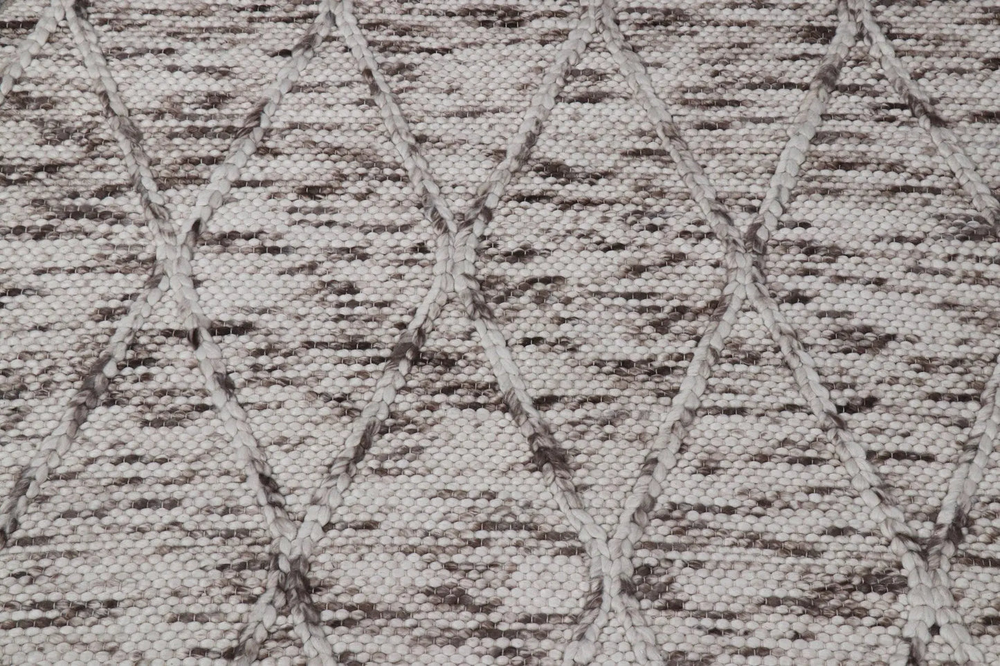 Diamond Natural Wool Rug The Rug Co