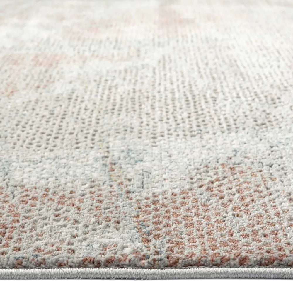 Dorisa 94 Light Grey Pastel Floor Hallway Runner Saray Rugs