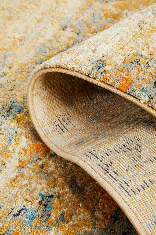 Dream Tribute Modern Rust Runner Rug Rug Culture