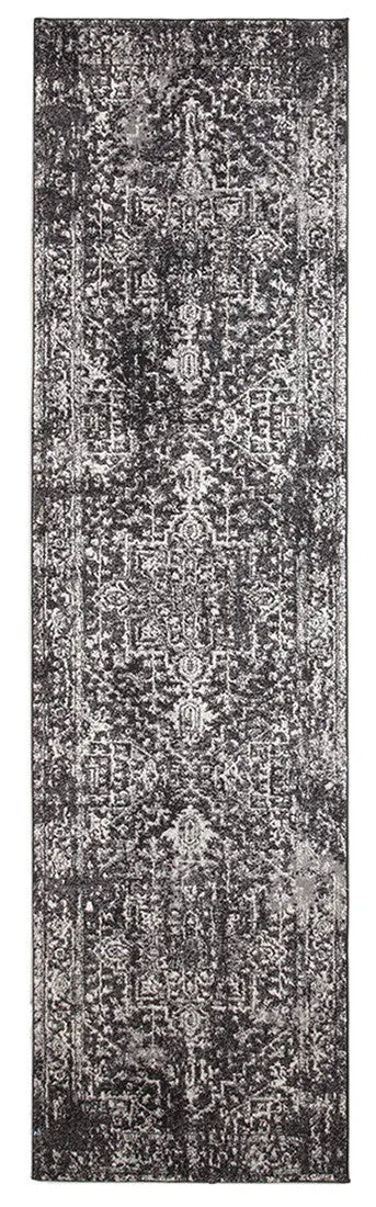 Eclipse 253 Charcoal Hallway Runner Unitex