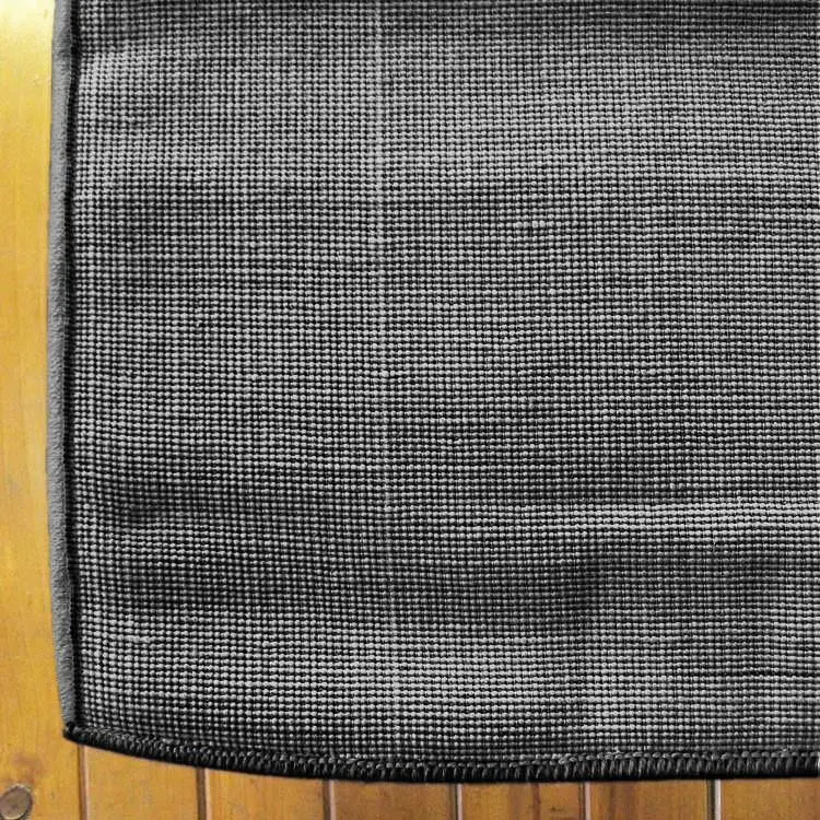 Europa Collection 1000 Black Hallway Runner Saray Rugs