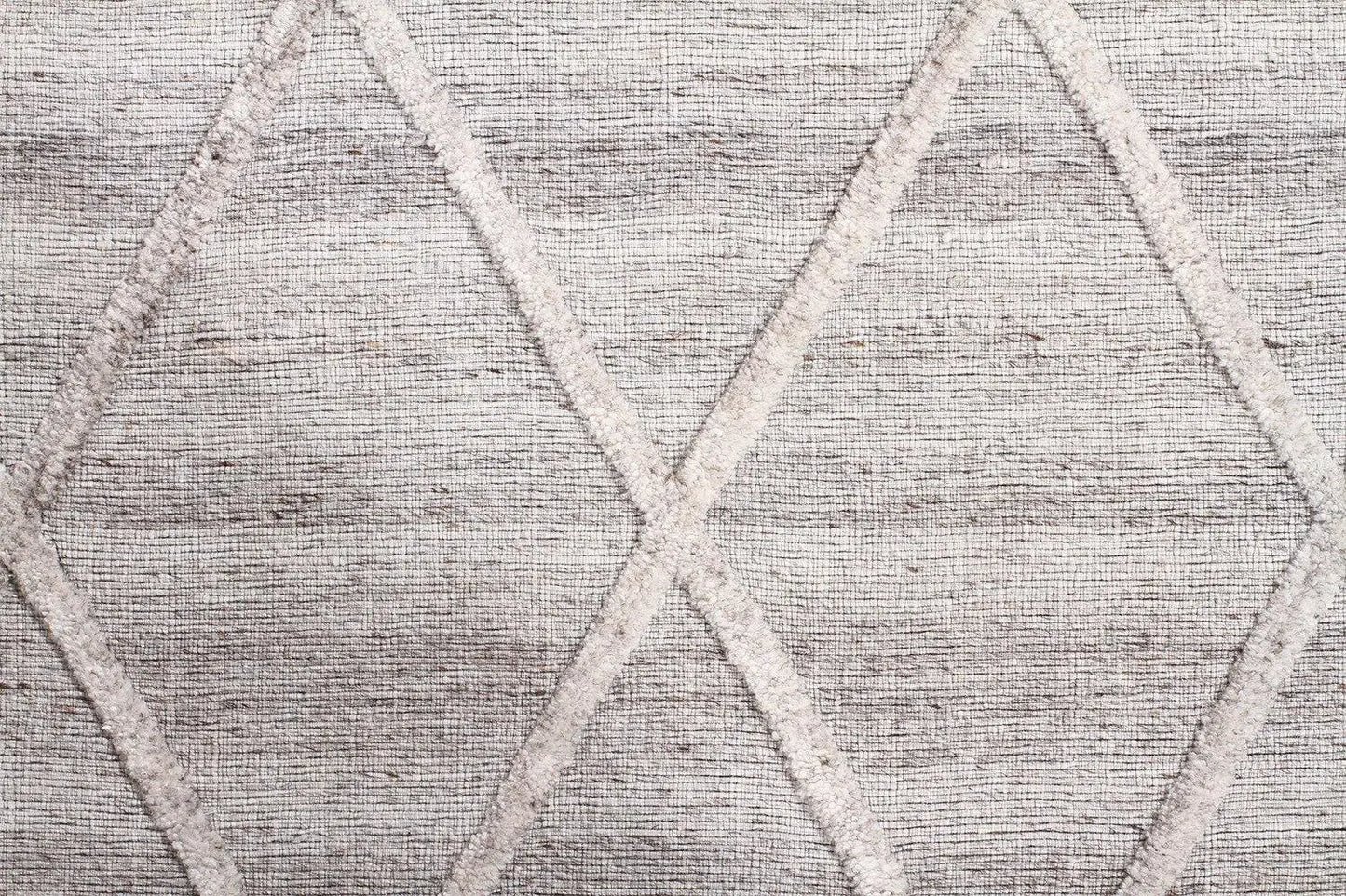 Fantasy 5051 Silver Wool and Viscose Rug Unitex