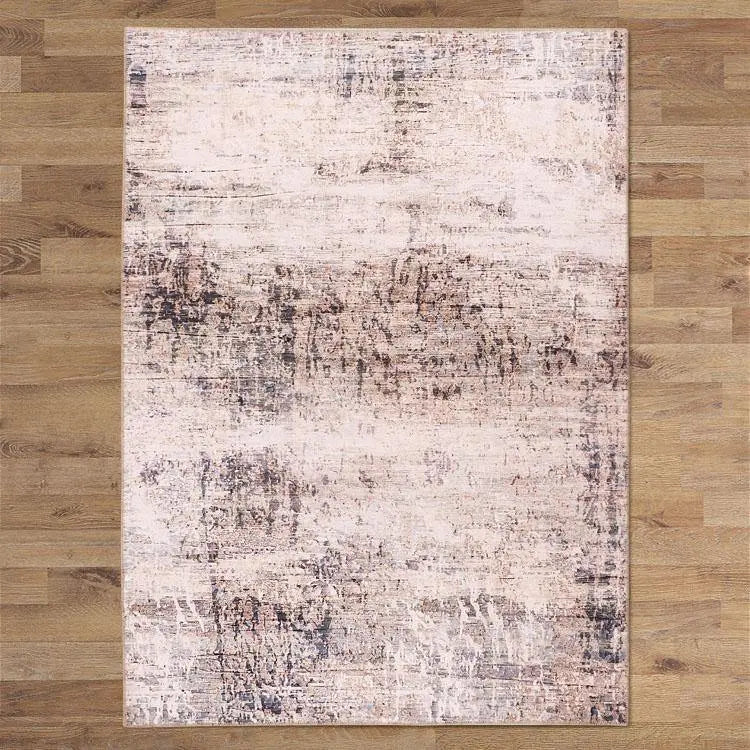 Ferah 2019 Grey Rugs, Stain Resistant Rugs, Contemporary Design Rugs Saray Rugs