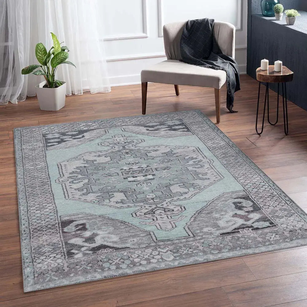 HYDE 2019 LIGHT BLUE RUG Saray Rugs