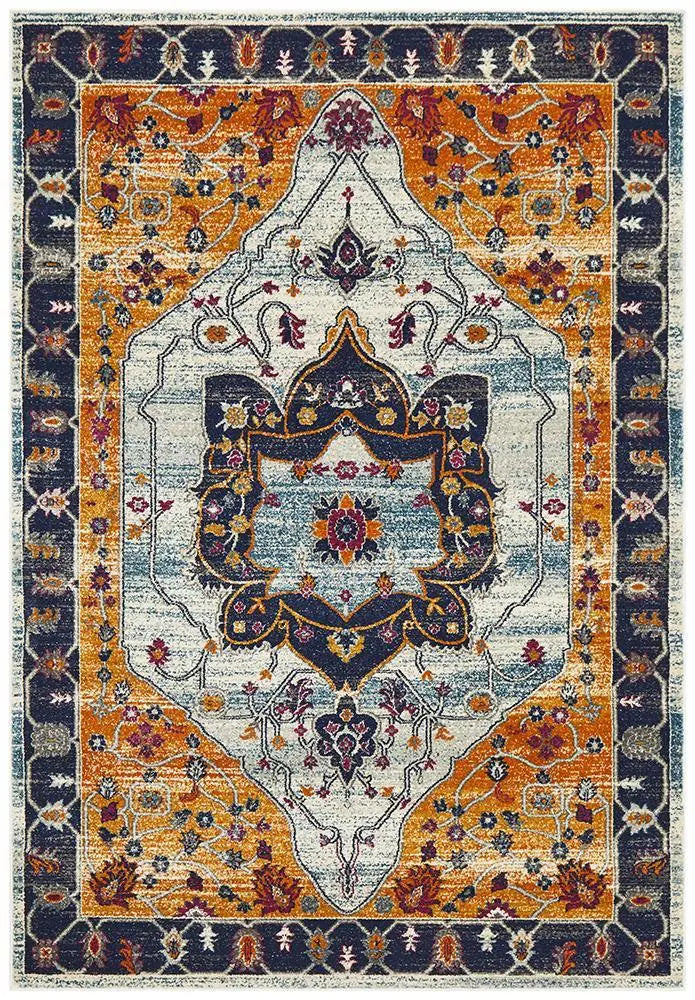 Hayat 201 Rust Rug Unitex