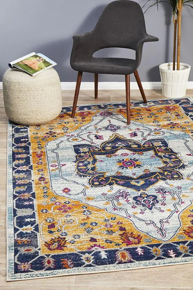 Hayat 201 Rust Rug Unitex
