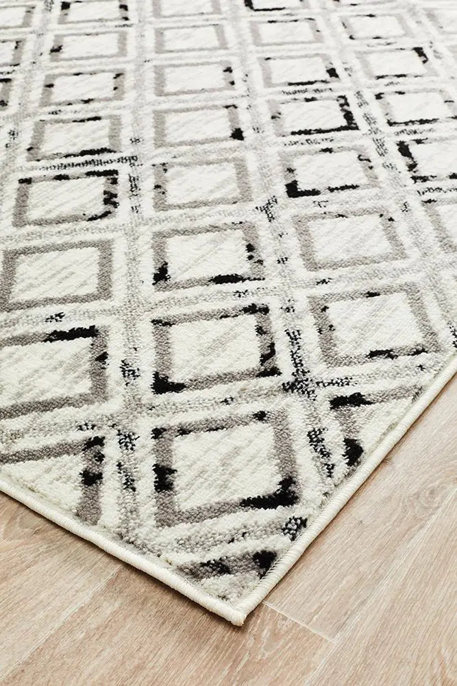 Jordyn Modern Rug White Black Grey Rug Culture