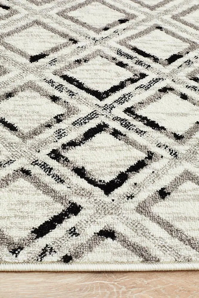 Jordyn Modern Rug White Black Grey Rug Culture