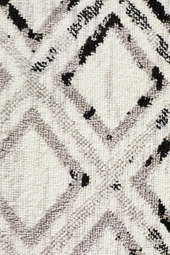 Jordyn Modern Rug White Black Grey Rug Culture