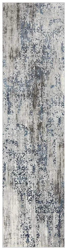 Kathy Casper Distressed Modern Rug Blue Grey White Rug Culture