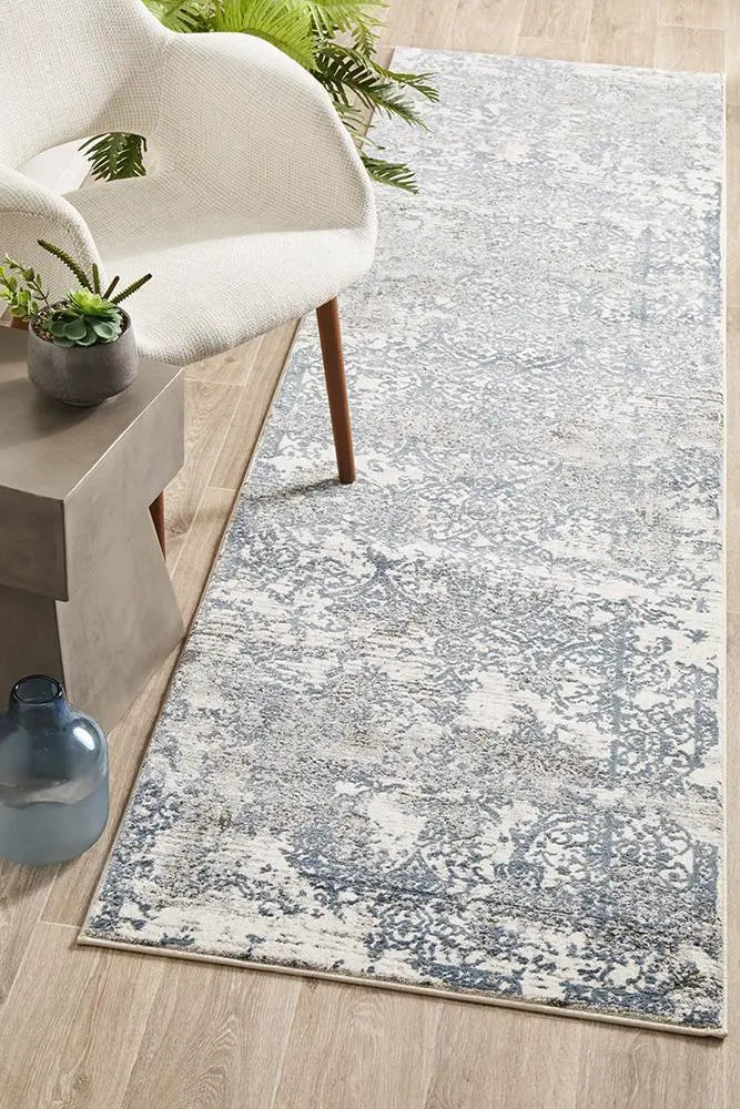 Kathy Yasmin Distressed Transitional Runner Rug Rug Culture