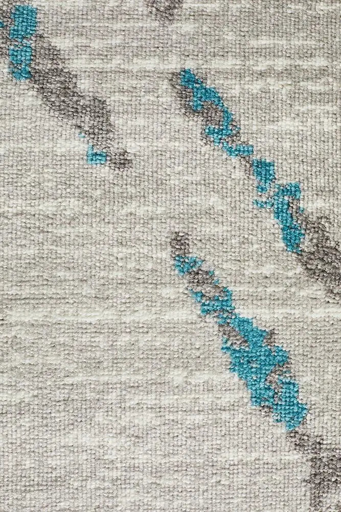 Kendall Contemporary Diamond Rug Grey Blue Rug Culture