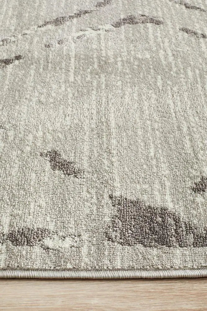 Kendall Contemporary Diamond Rug Silver Grey Rug Culture