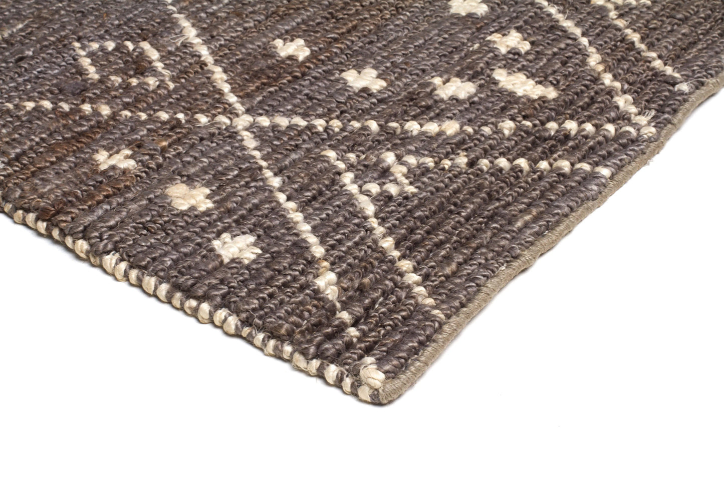 Kuba 27 grey jute rug Unitex