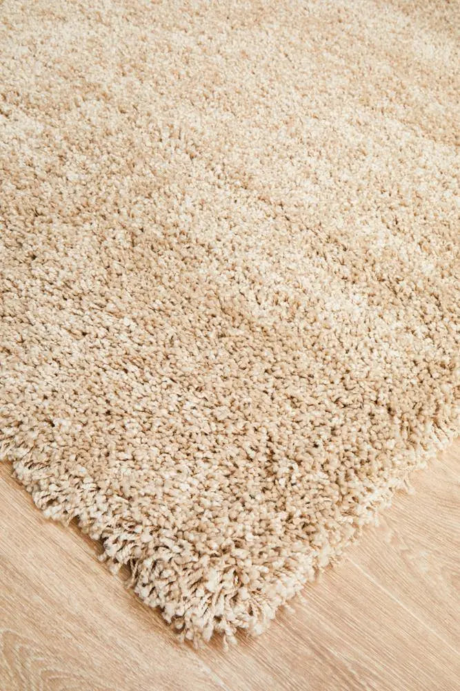 Lara Linen shaggy Rug Unitex