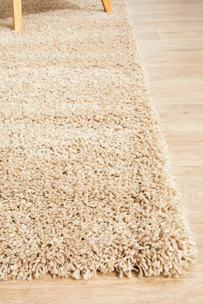 Lara Linen shaggy Rug Unitex