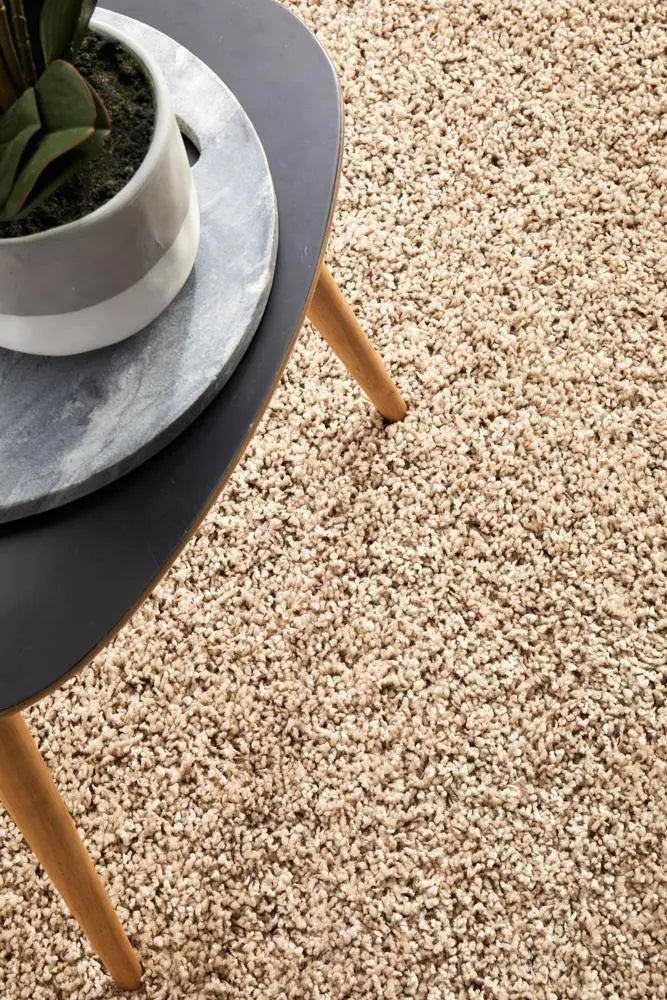 Lara Linen shaggy Rug Unitex