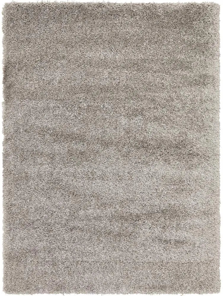 Lara Silver shaggy Rug Unitex