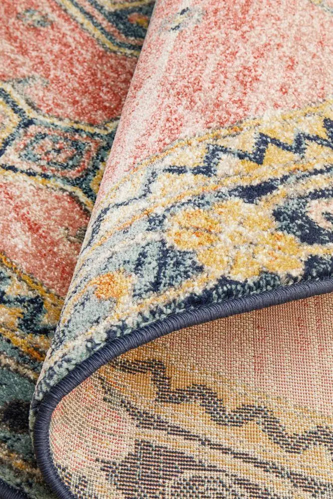 Legana 852 Earth Round Rug Unitex