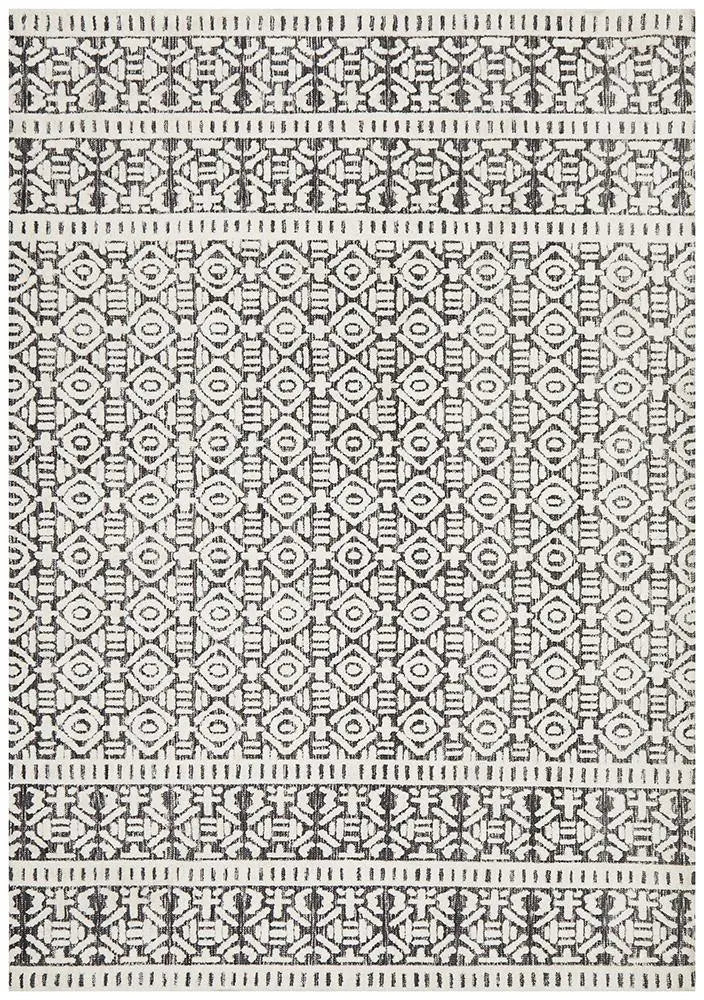 Levanta Adonis Ivory Black Rug Rug Culture