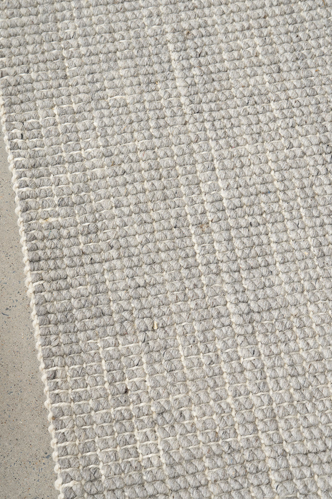 Mantra Parker Dove Runner Rug RUG CULTURE