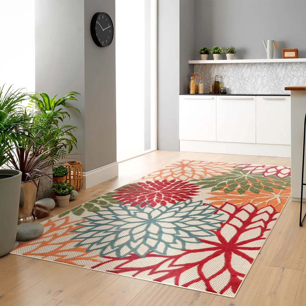 MONACO RED OUTDOOR RUG Saray Rugs