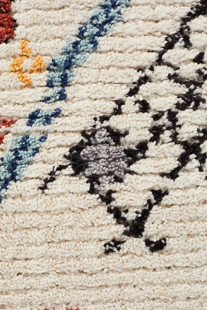 Melisa 111 White Fringe Rug Unitex