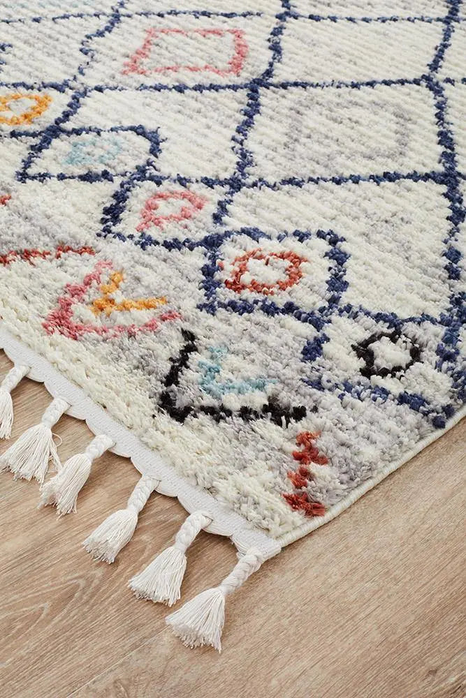 Melisa 666 Multi Fringe Rug Unitex
