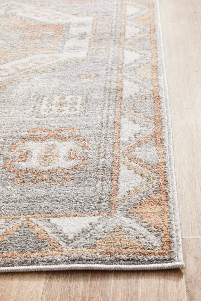 Milan Caitlen Grey Runner Rug RUG CULTURE