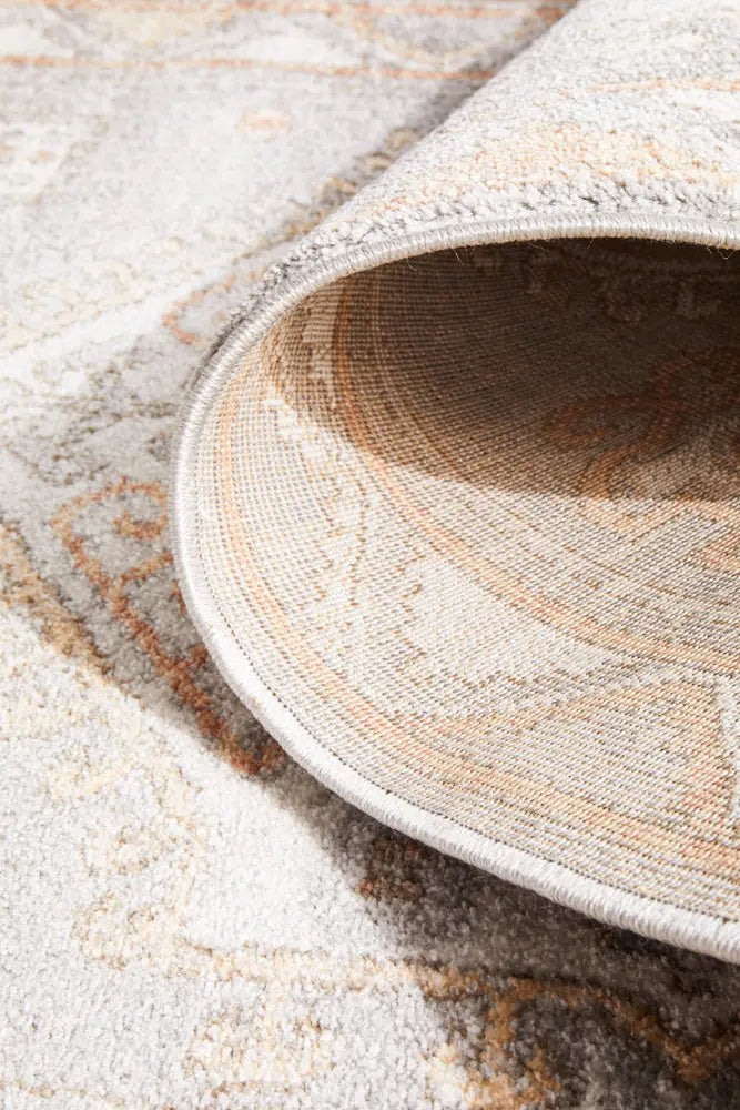 Milan Caitlen Grey Runner Rug RUG CULTURE