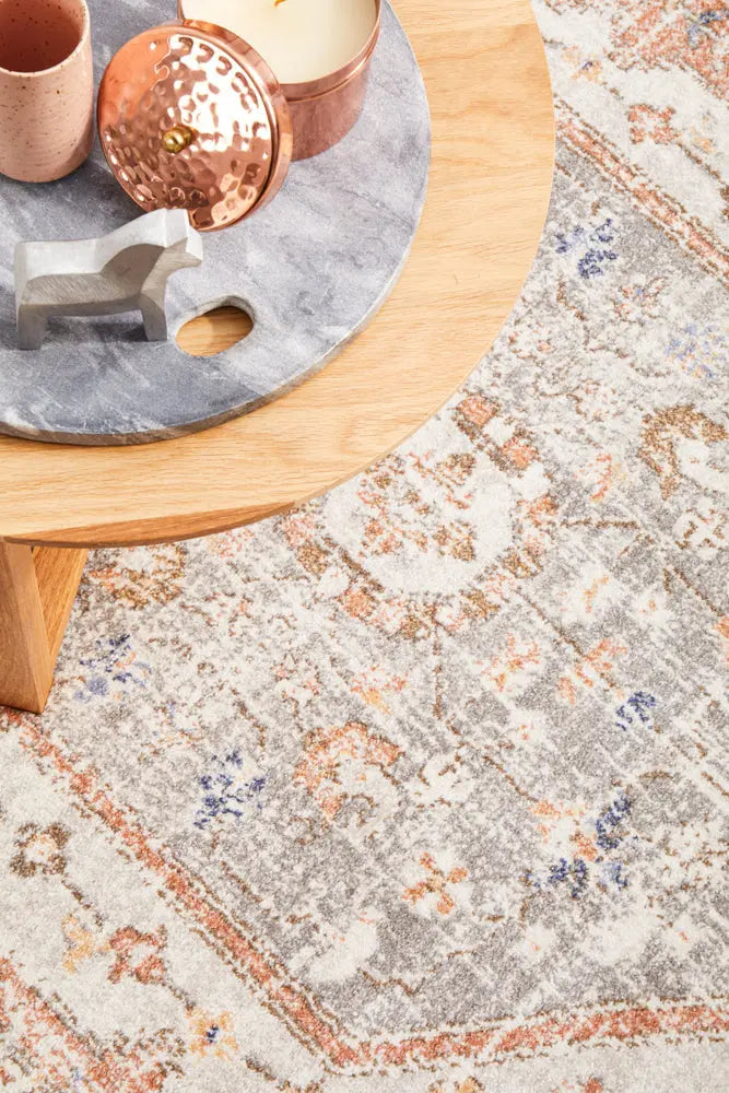 Milan Lorissa Silver Rug RUG CULTURE