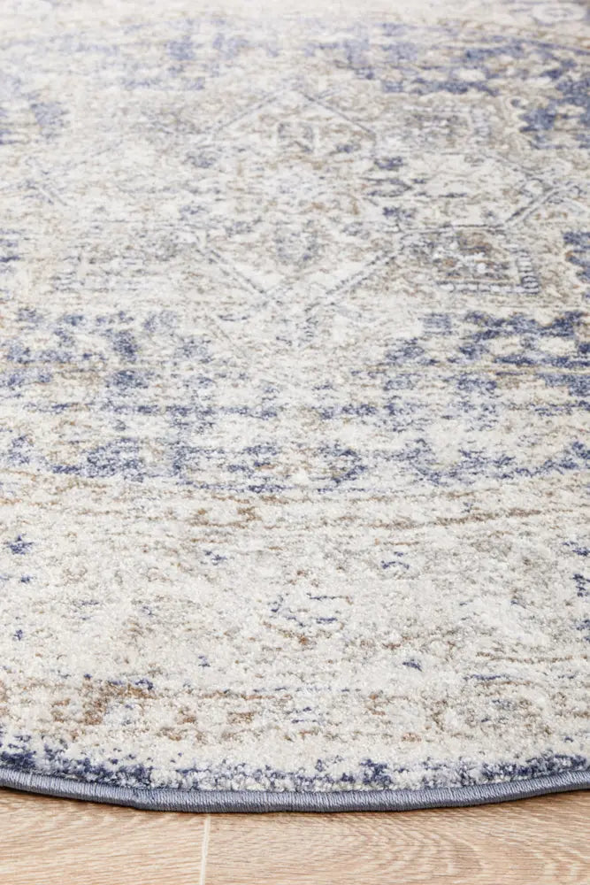 Milan Hugo Ocean Round Rug RUG CULTURE