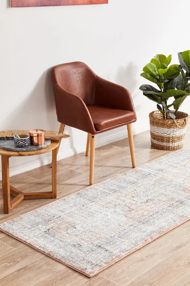 Milan Lorissa Peach Runner Rug RUG CULTURE