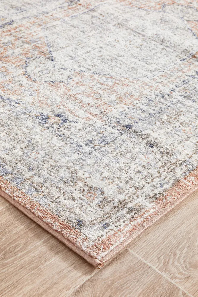 Milan Lorissa Peach Runner Rug RUG CULTURE