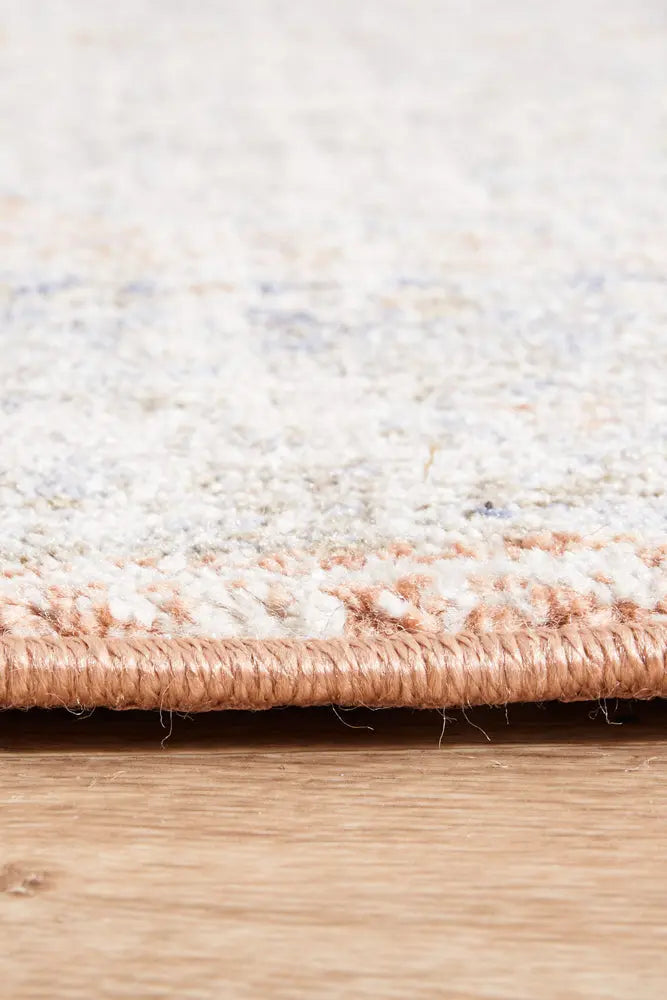 Milan Lorissa Peach Runner Rug RUG CULTURE