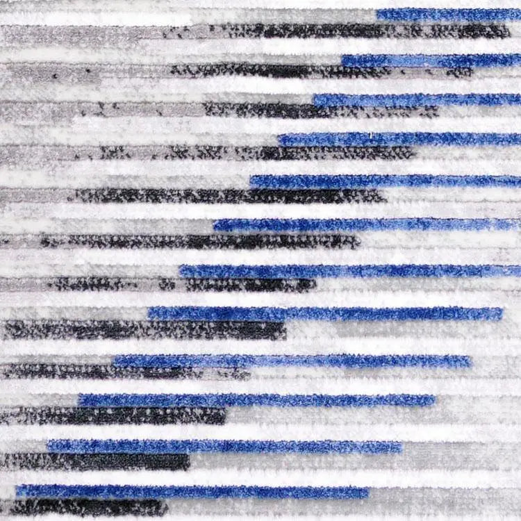 Montreal 8599 Blue Grid Rug Saray Rugs