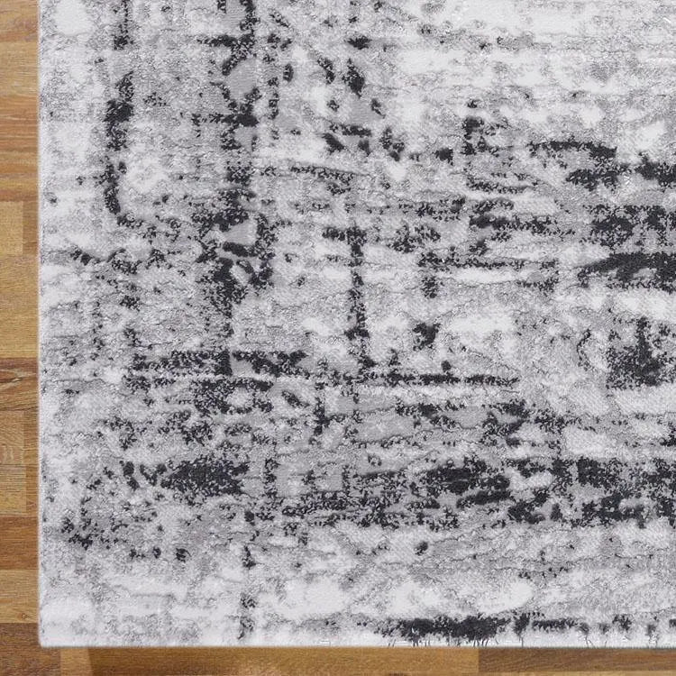 Montreal 8601 Grey Hallway Runner Saray Rugs