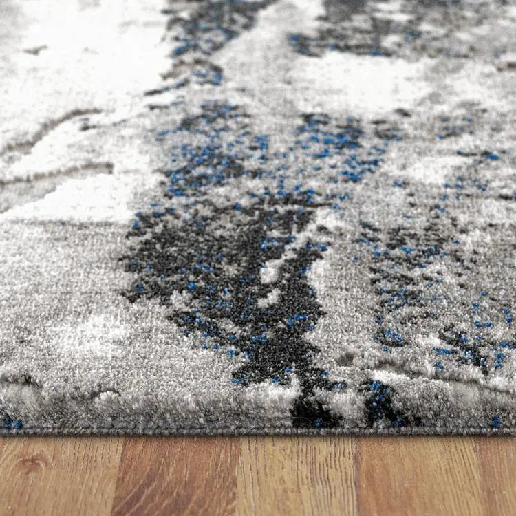 Montreal 8605 Blue Hallway Runner Saray Rugs