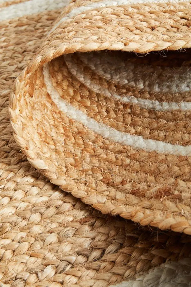 NASA 111 Natural Runner Jute Rug RUG CULTURE