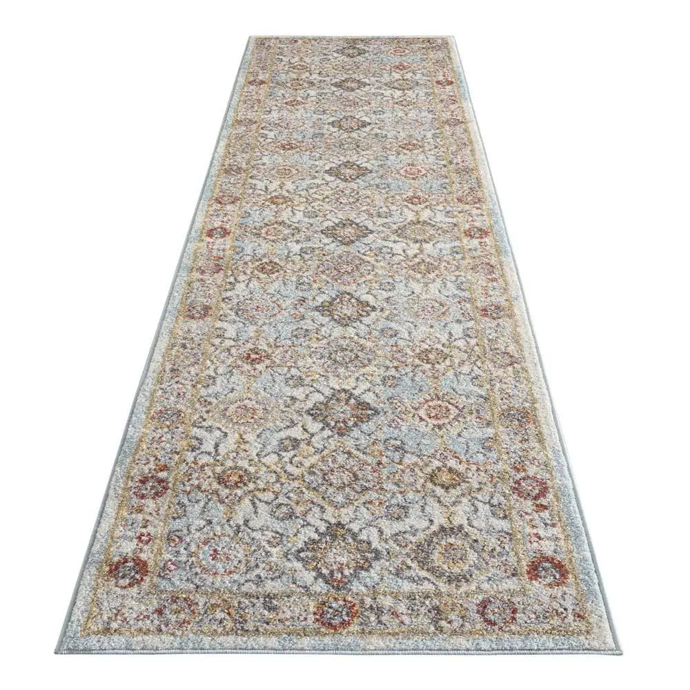 Newington 7274 Lt.Blue Hallway Runner Saray Rugs