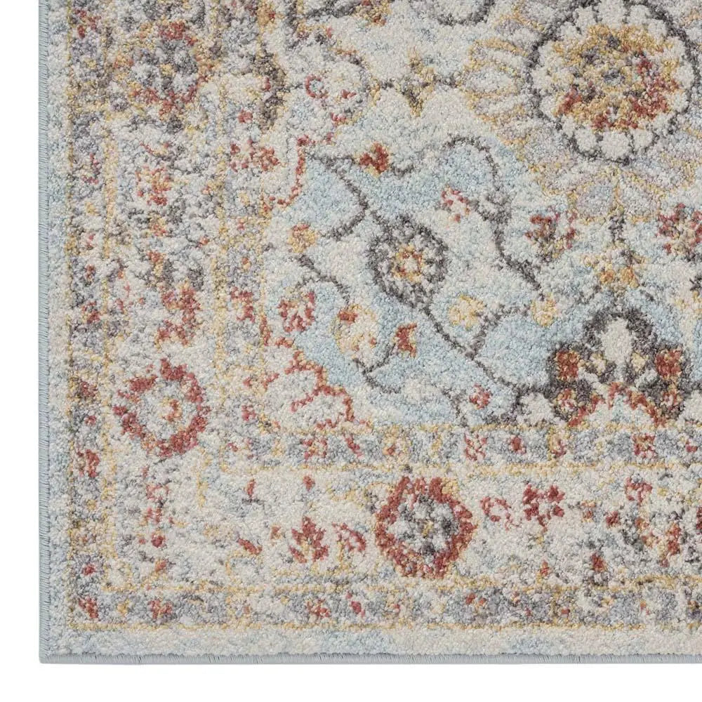Newington 7274 Lt.Blue Hallway Runner Saray Rugs