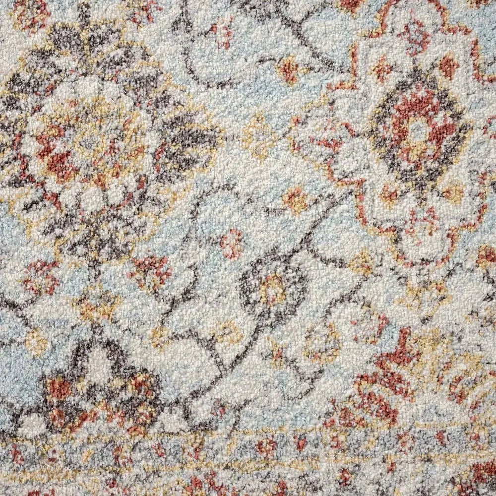 Newington 7274 Lt.Blue Hallway Runner Saray Rugs