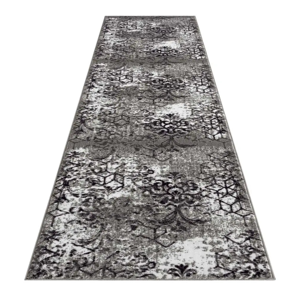 Oasis 2105 Light Grey Hallway Runner Saray Rugs